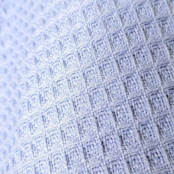 Denim & Co. Blue Waffle Textured Jacket. SIZE XL. #171 - Picture 4 of 6